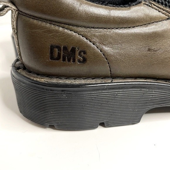 Vintage Dr. Martens Green Loafers Size 9.5 Chunky Slip On Made in England - Picture 6 of 12